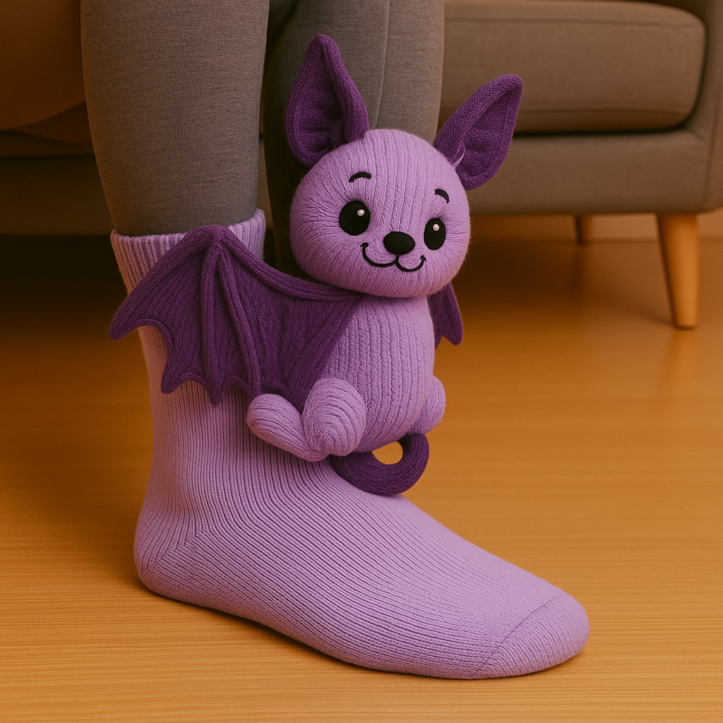 Animal 3D House Socks With Non Slip Grip And Warmth | Temsk