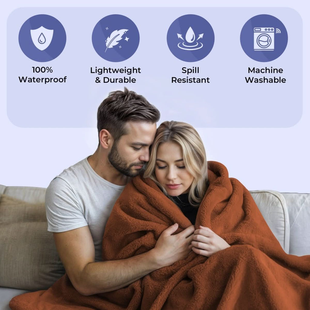 CascadeGuard Decke - wasserdichte Schutzabdeckung für Betten und Sofas | Temsk