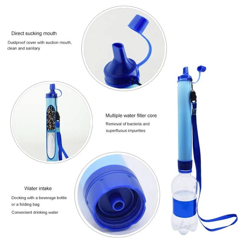 AquaShield Survival Filter Portable Four Stage Water Filter For Outdoor Adventures | Temsk
