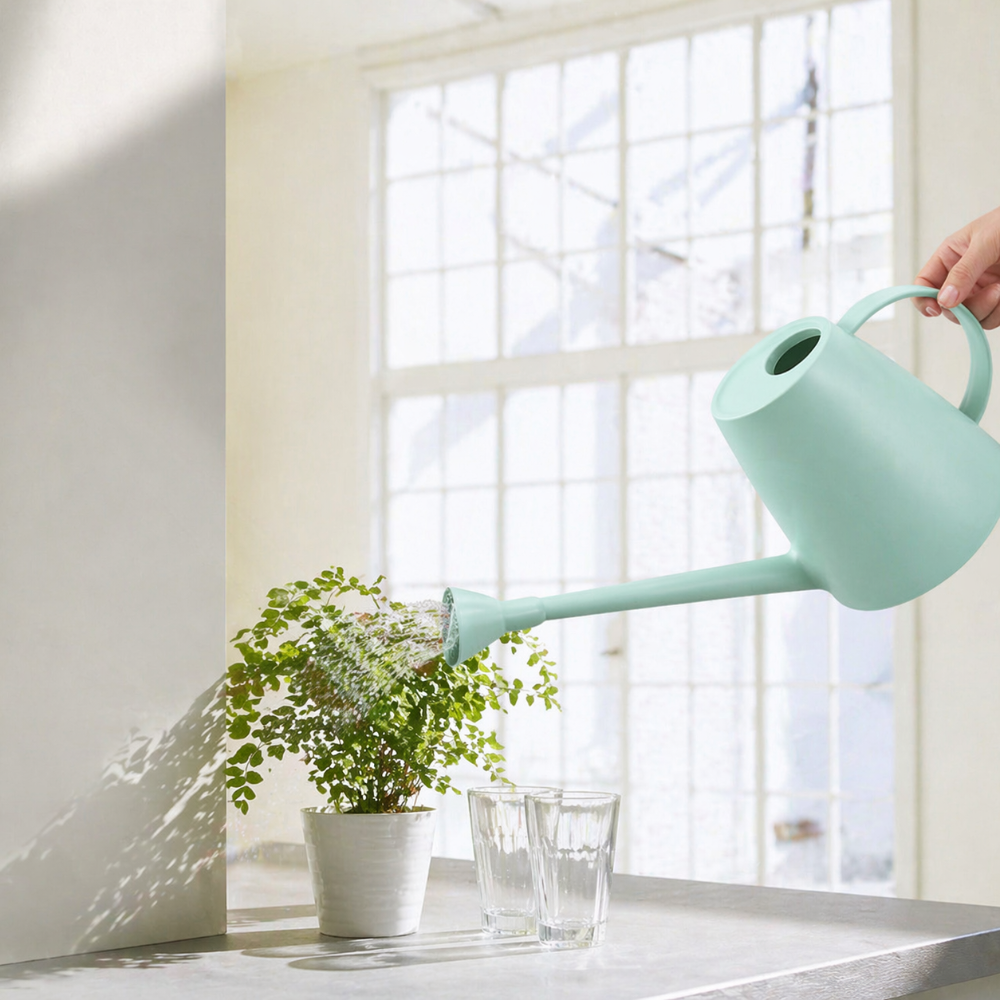 Long-Spout Plastic Watering Can For Indoor And Outdoor Plant Care | Temsk
