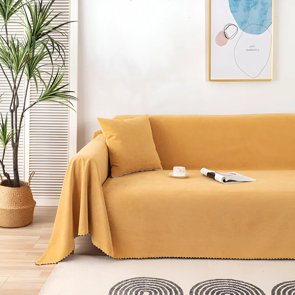 Textured Sofa Cover, Couch Protector And Furniture Throw | Temsk