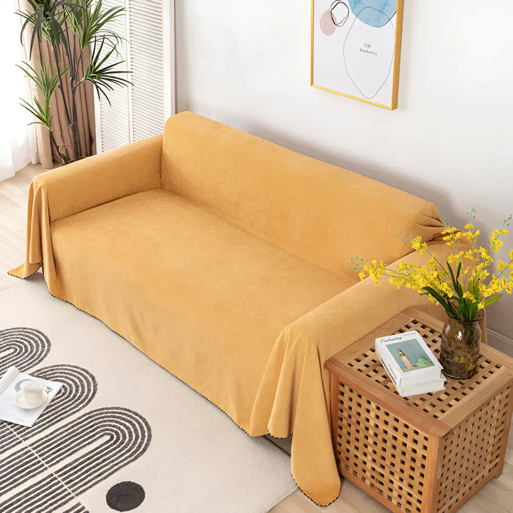 Textured Sofa Cover, Couch Protector And Furniture Throw | Temsk