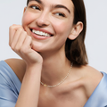 Waterproof Gold Chain Necklace In Stainless Steel For Mother's Day | Temsk