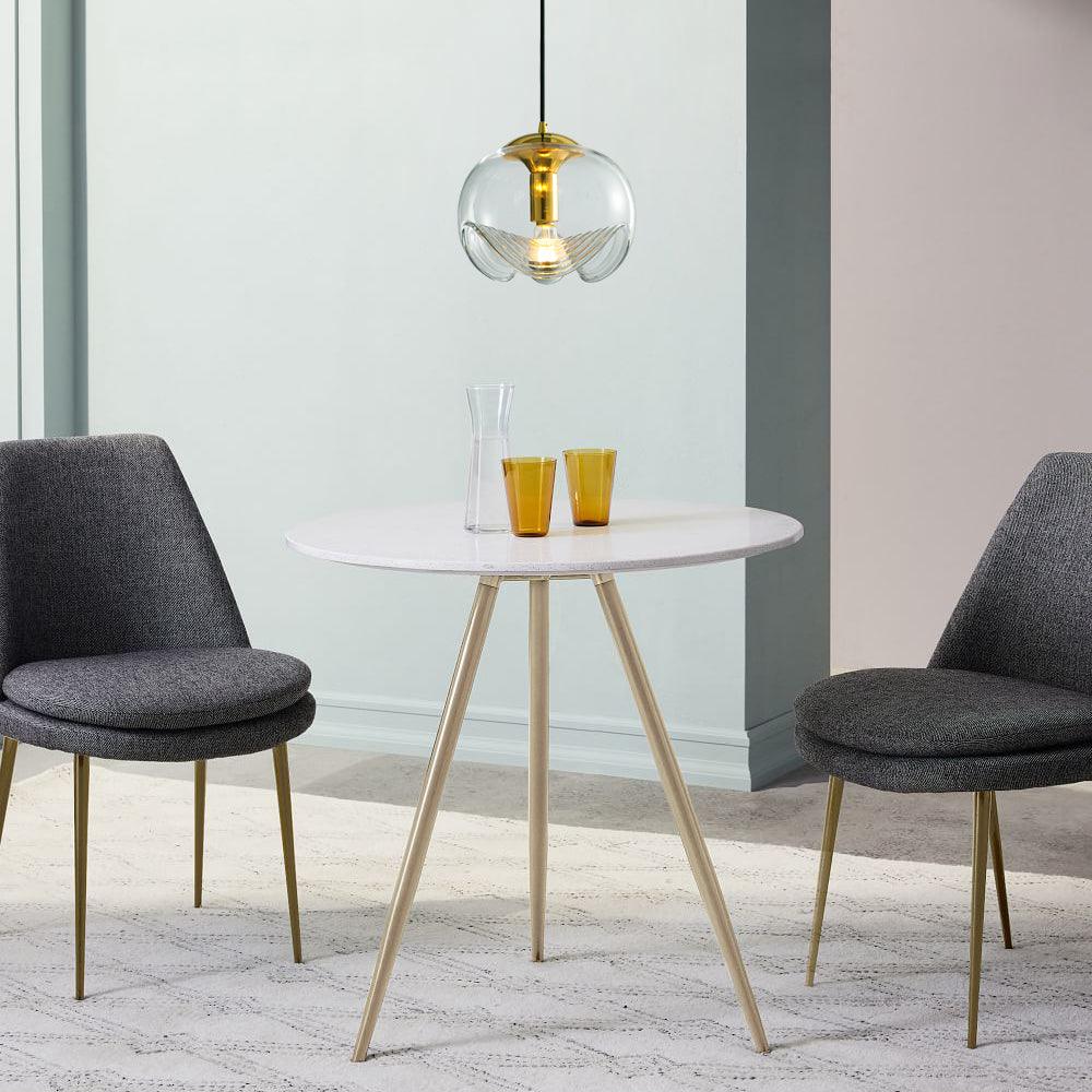 NyraWave Waveform Pendant Light in Iron and Glass Design | Snurv | Temsk