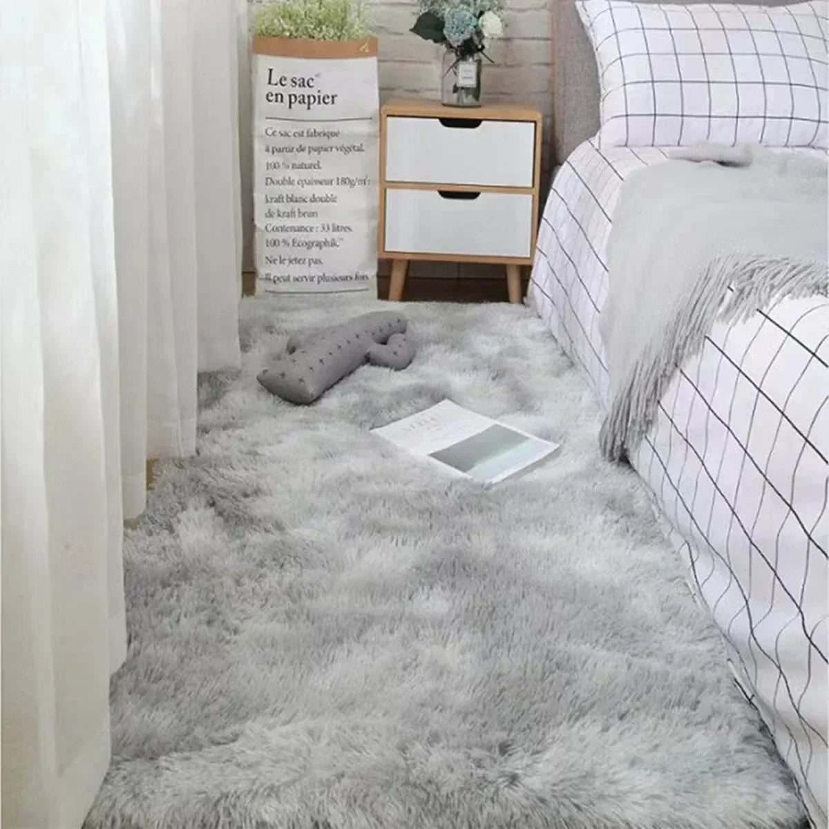 LumaNest Soft Carpet Made From Polyester Fiber For Warm Modern Living Spaces | Temsk