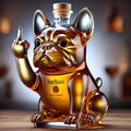 Bulldoggen-Skulptur Whiskey-Dekanter für stilvolle Bar-Dekoration | Temsk