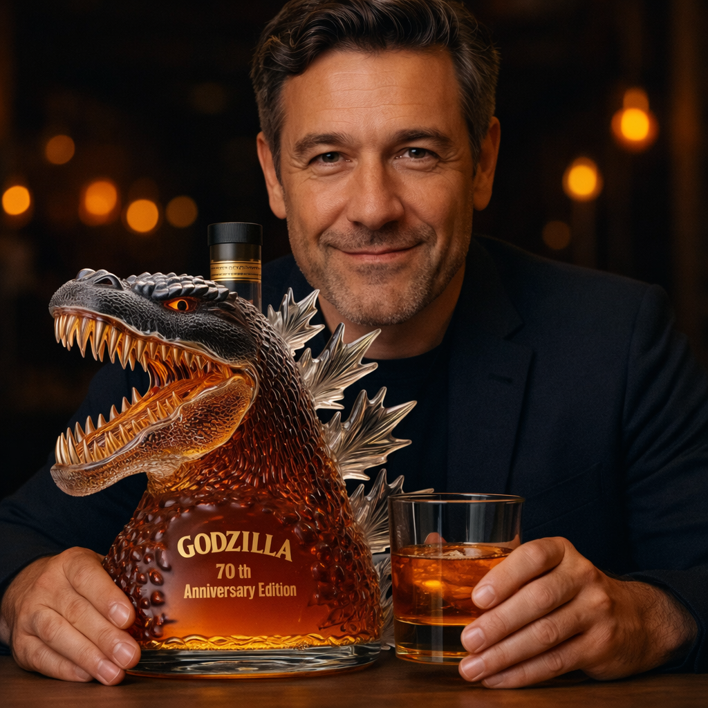 Monsterkopf-Glas-Whiskey-Dekanter für Heimbar-Dekoration | Temsk