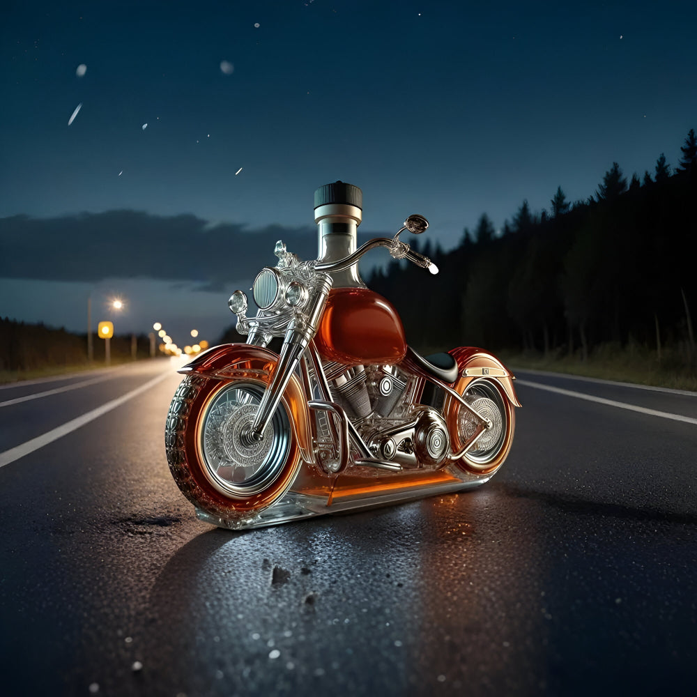 Motorrad-förmiger Whiskey-Dekanter für Bar-Dekoration | Temsk