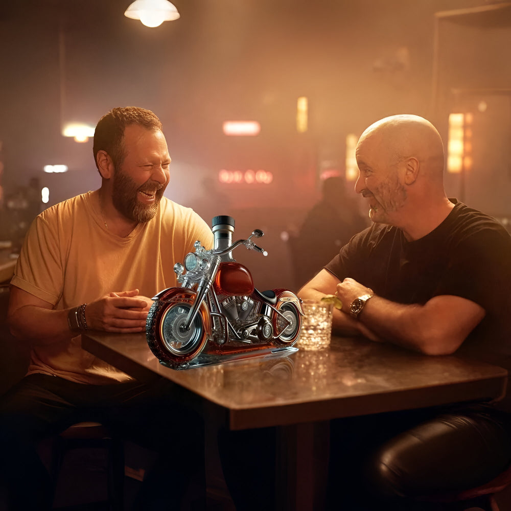 Motorrad-förmiger Whiskey-Dekanter für Bar-Dekoration | Temsk