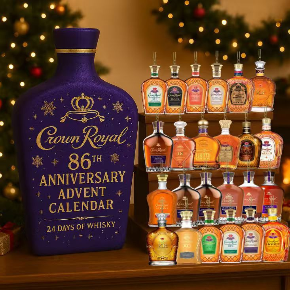 Whiskey Themed Advent Calendar With Decorative Countdown | Temsk