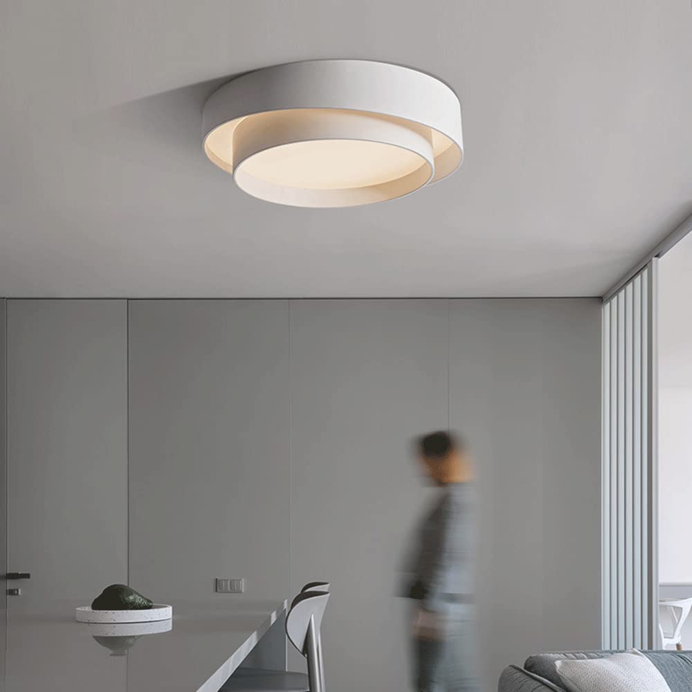Nordische runde LED-Deckenleuchte im minimalistischen Design | Temsk