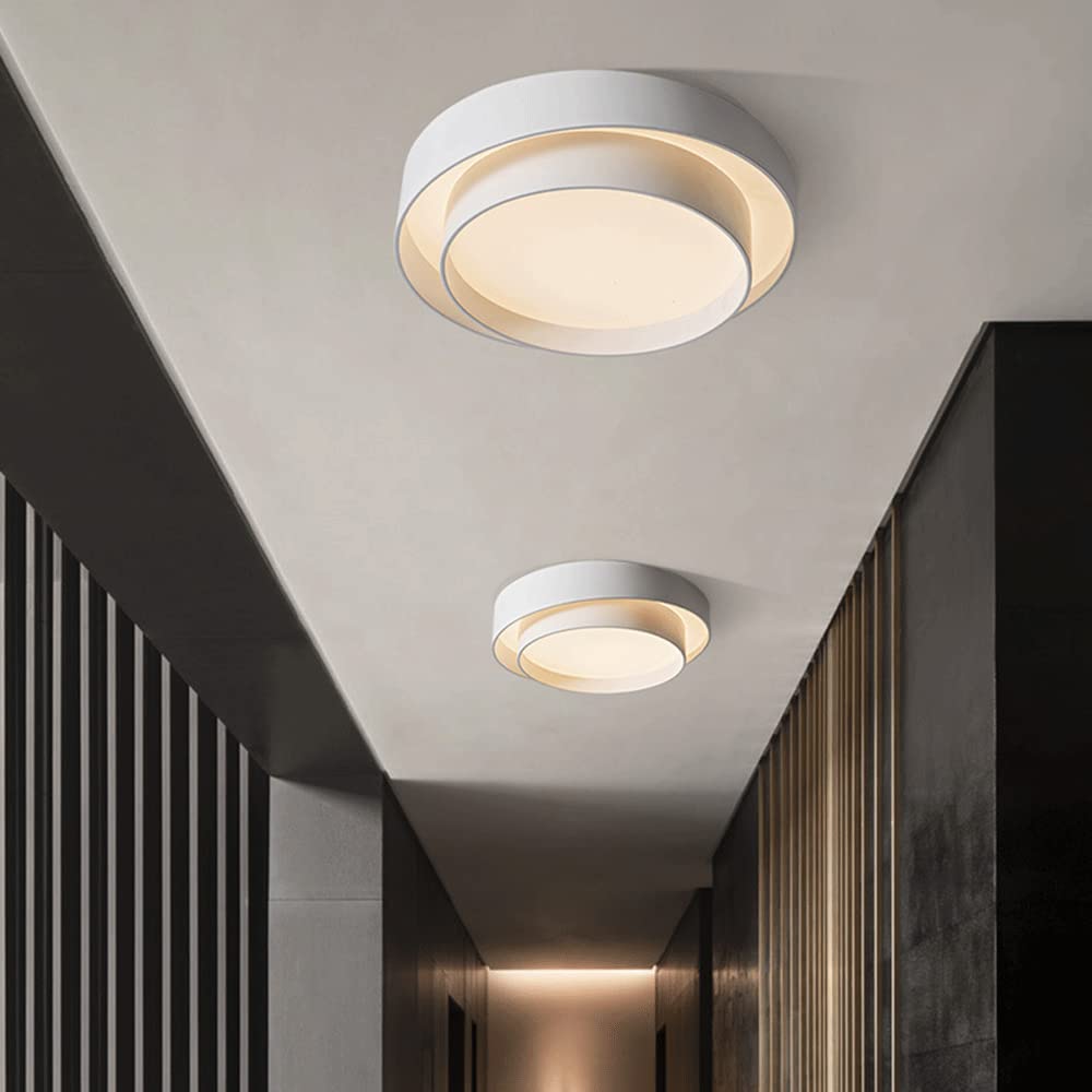 Nordische runde LED-Deckenleuchte im minimalistischen Design | Temsk