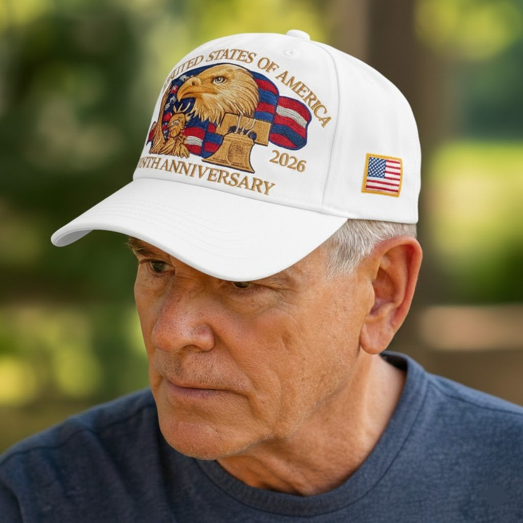 Men's Patriotic Eagle 250th Anniversary Veterans Baseball Cap | Temsk