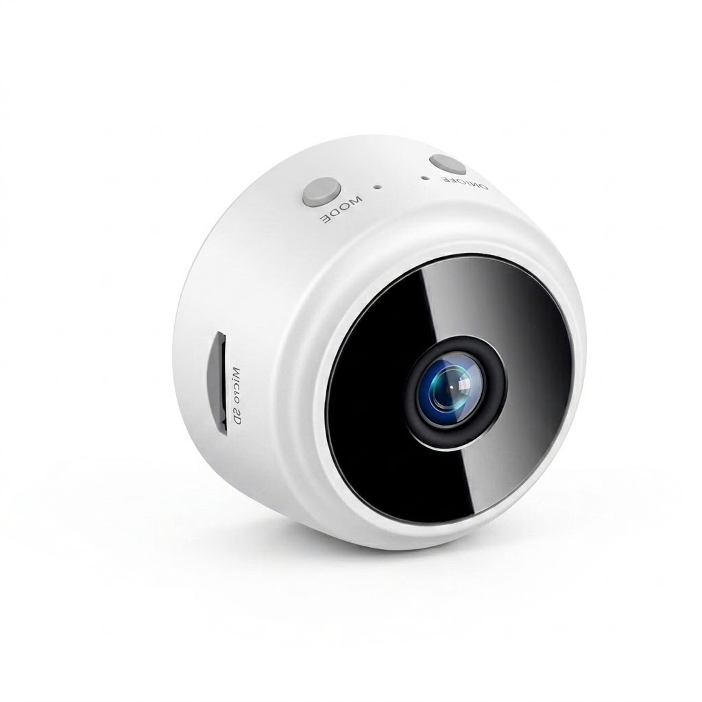Mini telecamera di sicurezza wireless HD con supporto magnetico e WiFi | Temsk