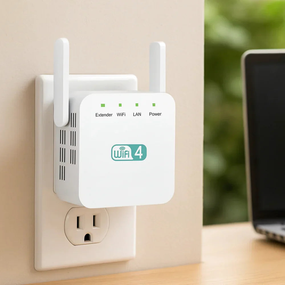 WLAN-Verstärker und Reichweiten-Booster für Heimnetzwerk-Repeater im Büro | Temsk
