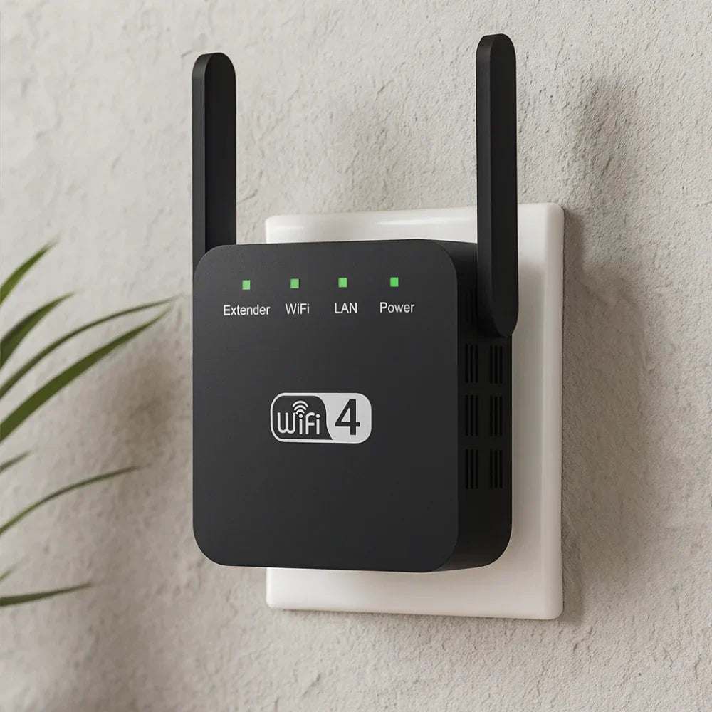 WLAN-Verstärker und Reichweiten-Booster für Heimnetzwerk-Repeater im Büro | Temsk
