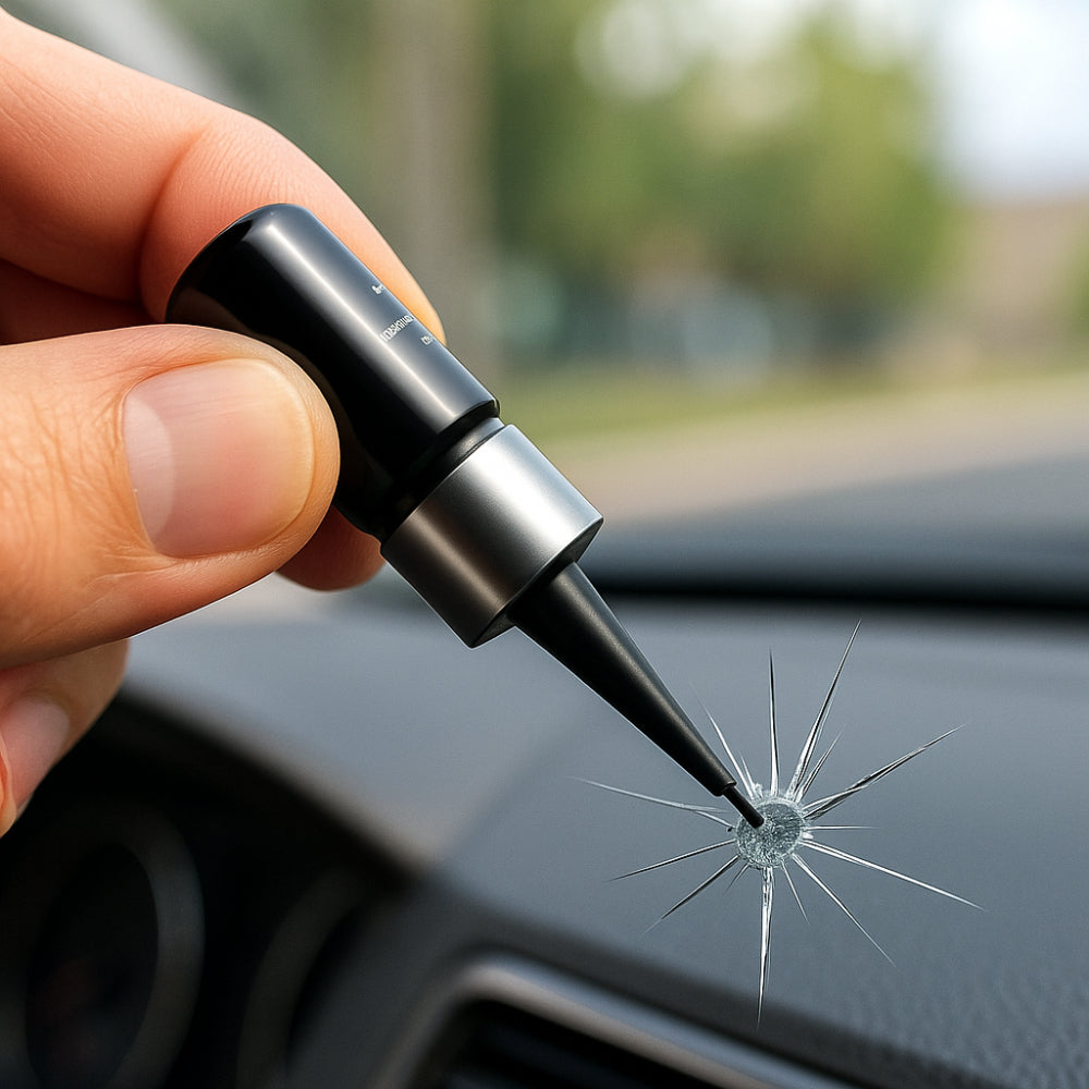 Windschutzscheiben-Rissreparaturset mit Autoglas-Harz | Temsk