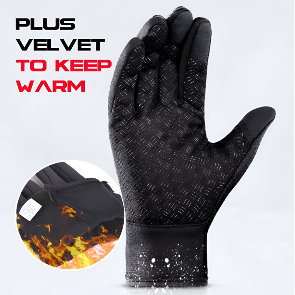 Warme beheizbare Winterhandschuhe für Outdoorsport mit Touchscreen-Funktion | Temsk