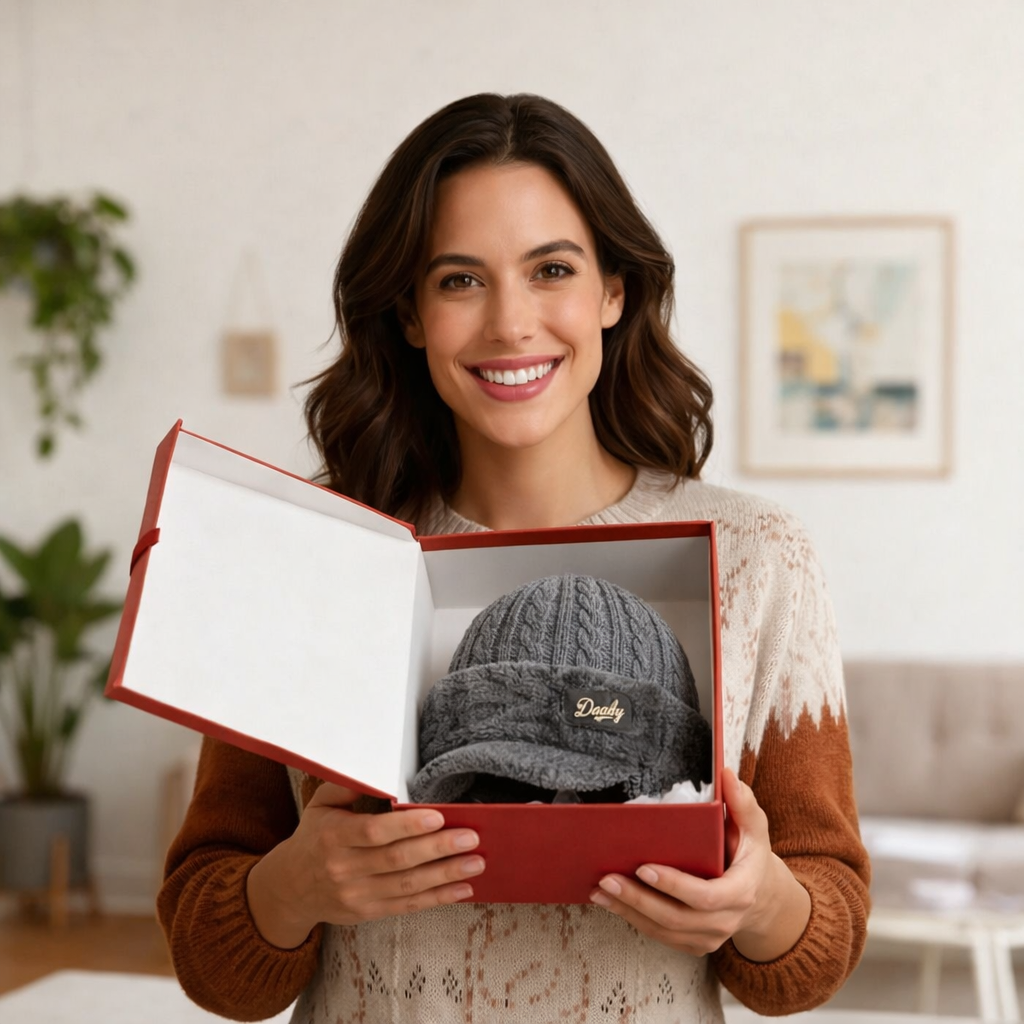 Cozy Knit Hat With Ear Flaps For Cold Winter Weather | Temsk