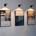 Bezdrátová LED nástěnná lampa s pohybovým senzorem - minimalistický design, 1 světlo | Temsk