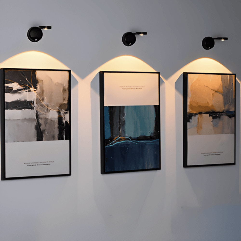 Bezdrátová LED nástěnná lampa s pohybovým senzorem - minimalistický design, 1 světlo | Temsk