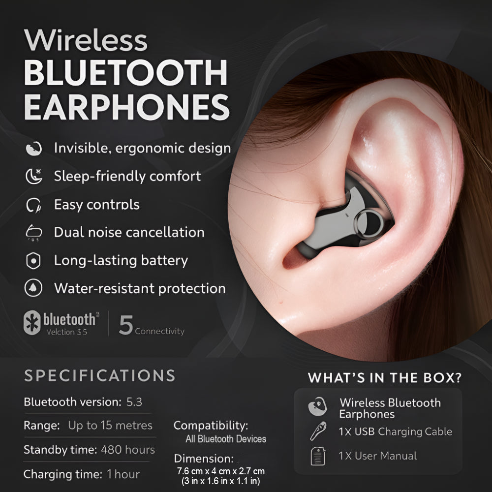 Bluetooth-Kopfhörer mit kabelloser Freiheit und Geräuschunterdrückung | Temsk