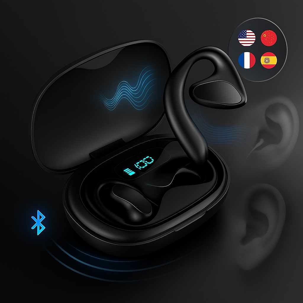 Translator Earbuds With Bluetooth Real Time Translation | Temsk