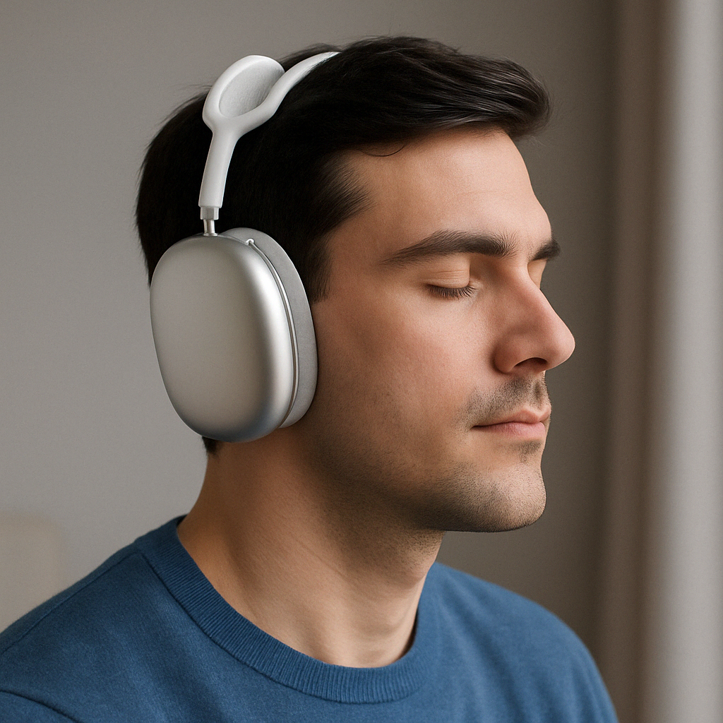 Over Ear Wireless Headphones With Noise Cancellation And Bluetooth Audio | Temsk