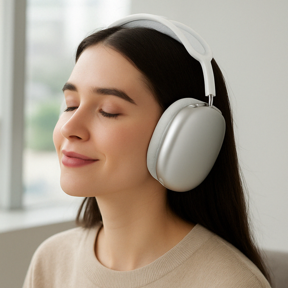 Bluetooth Wireless Over-Ear Headphones With Noise Cancellation | Temsk