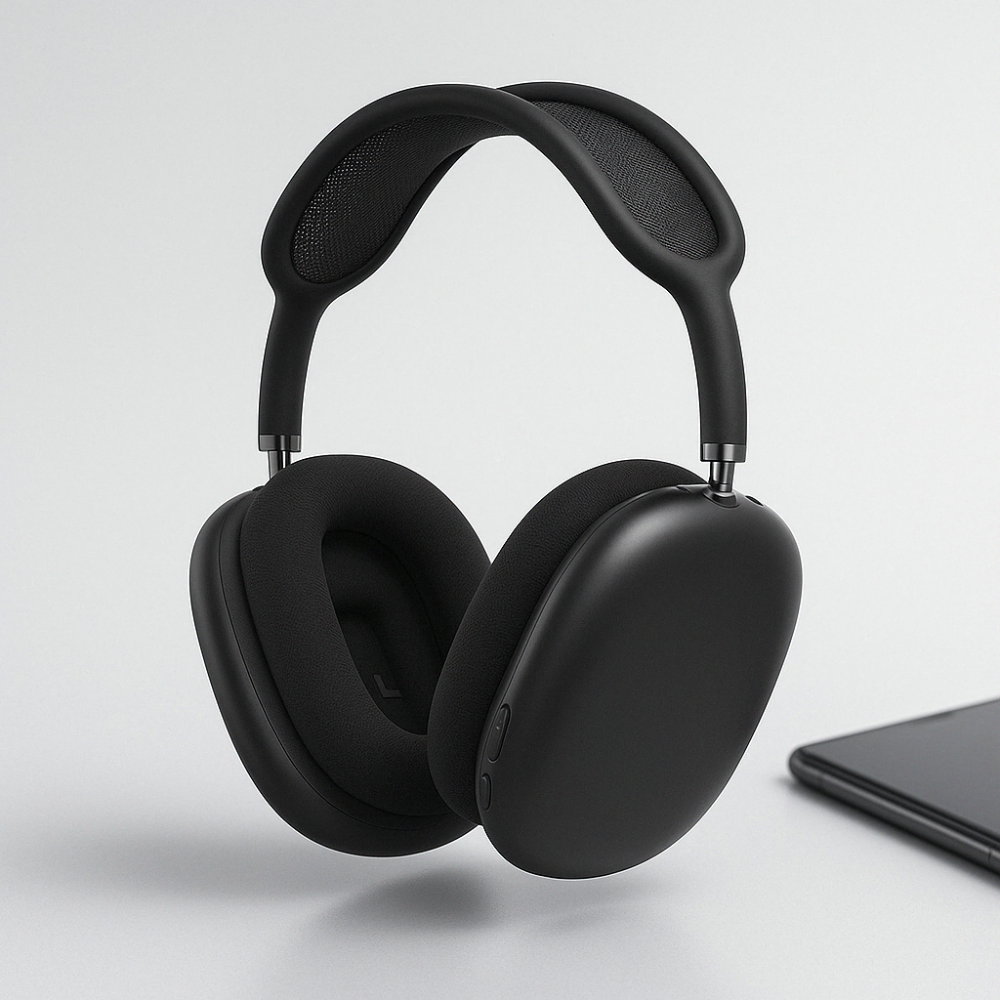 Bluetooth Wireless Over-Ear Headphones With Noise Cancellation | Temsk
