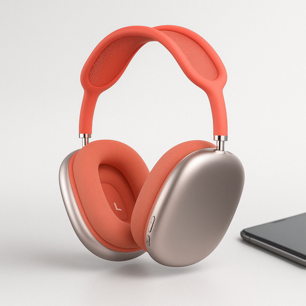 Bluetooth Wireless Over-Ear Headphones With Noise Cancellation | Temsk