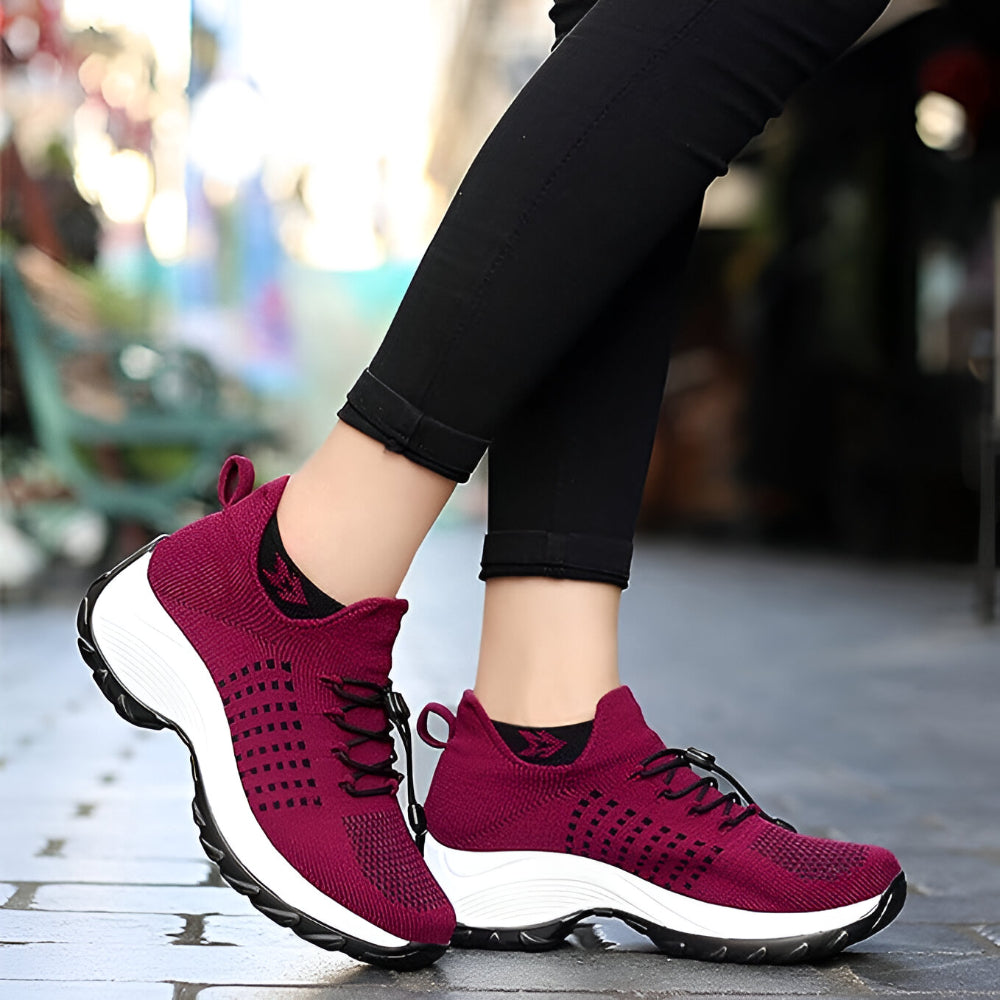 Damen-Walking-Sneaker mit unterstützendem sportlichem Design | Temsk