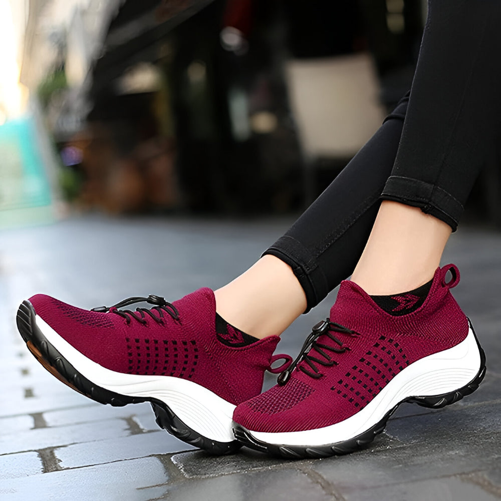 Damen-Walking-Sneaker mit unterstützendem sportlichem Design | Temsk