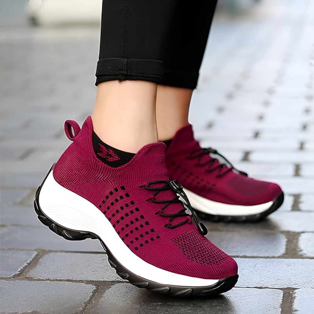 Damen-Walking-Sneaker mit unterstützendem sportlichem Design | Temsk