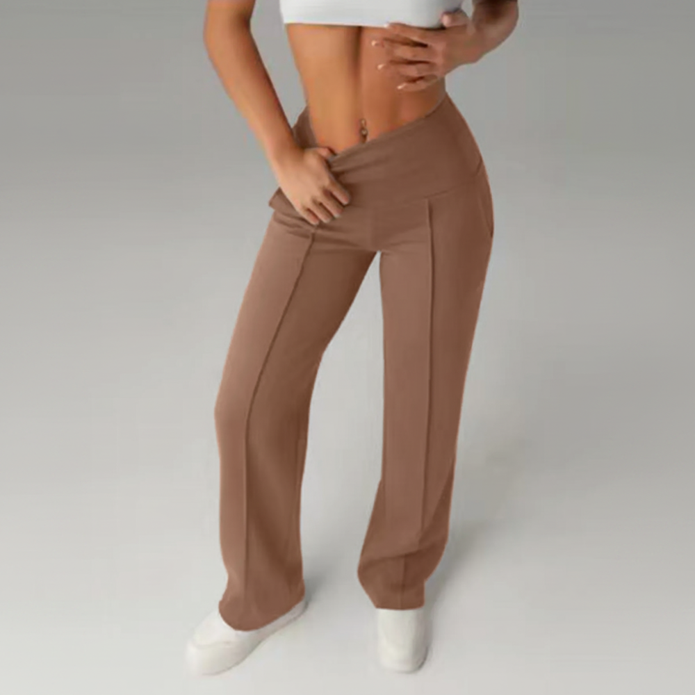 Damen Yoga-Hose mit hohem Bund und ausgestellten Stretch-Leggings | Temsk