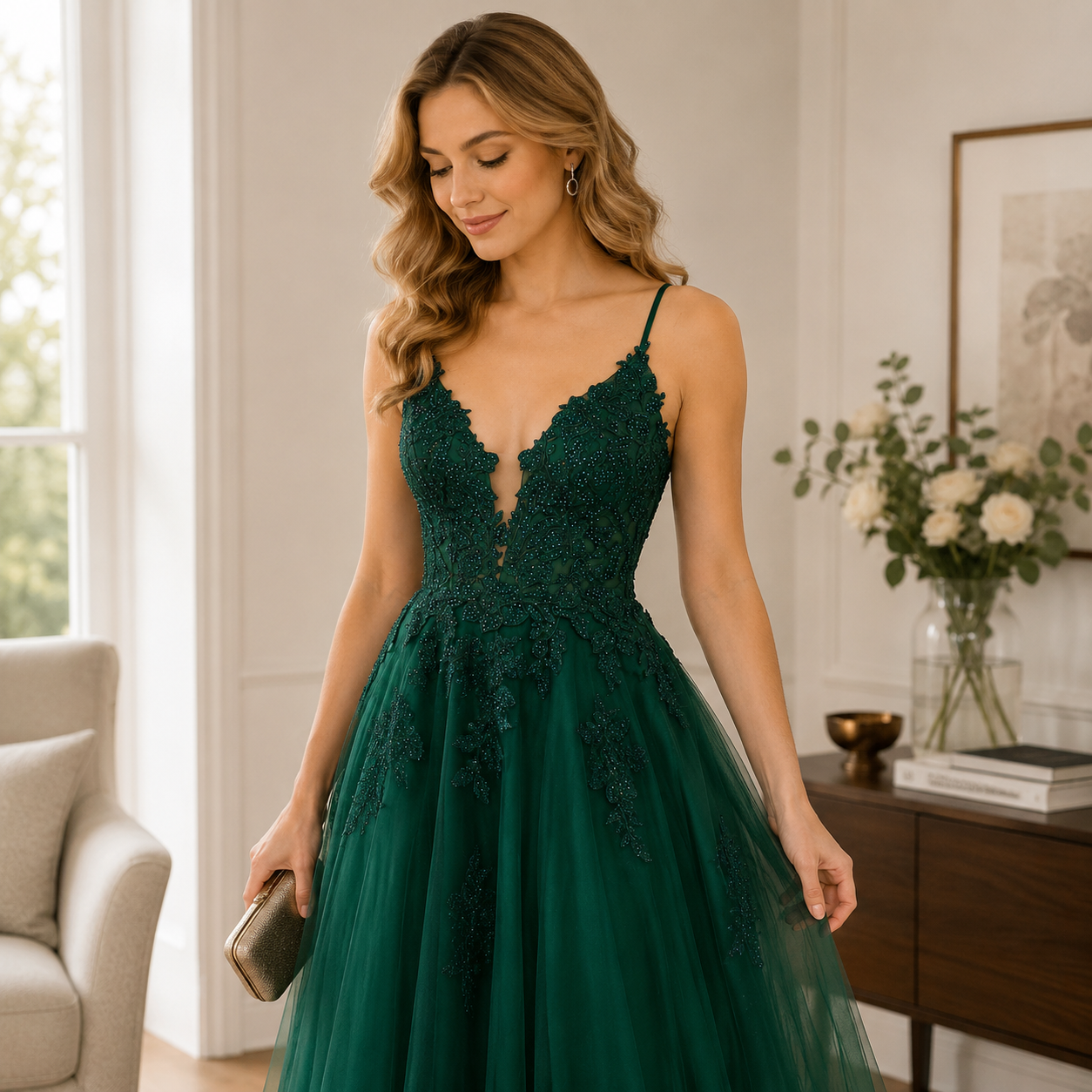 Schnürkleid für Abschlussball für formelle Abendveranstaltungen und Hochzeiten | Temsk