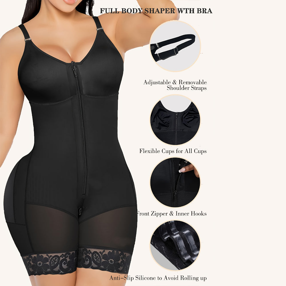 Damen-Shapewear-Einteiler-Body-Unterwäsche für den täglichen Gebrauch | Temsk