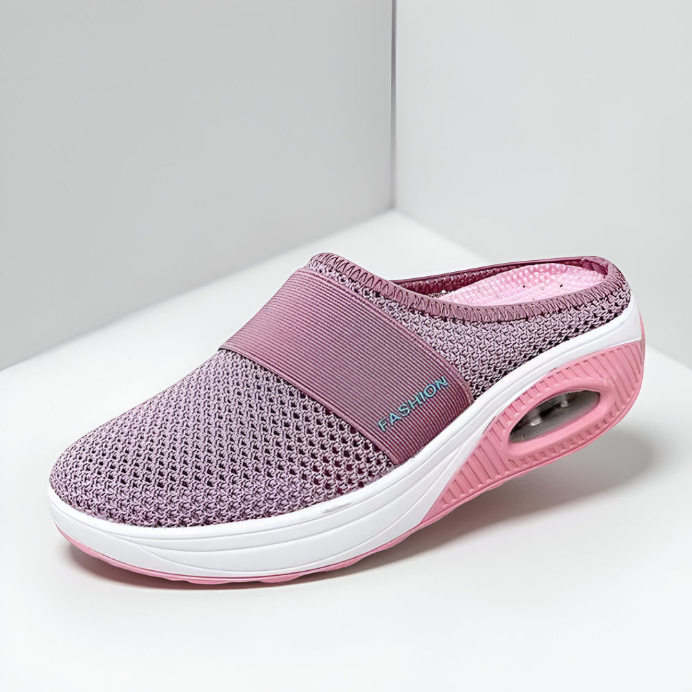 Damen-Slipper-Wanderschuhe mit Mesh-Obermaterial und gepolsterter Sohle | Temsk