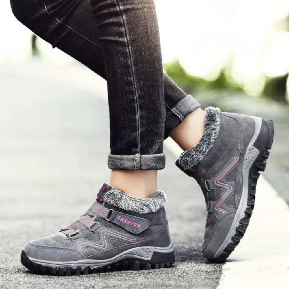 Wasserdichte, isolierte Winterstiefel für Damen mit rutschfesten Sohlen | Temsk