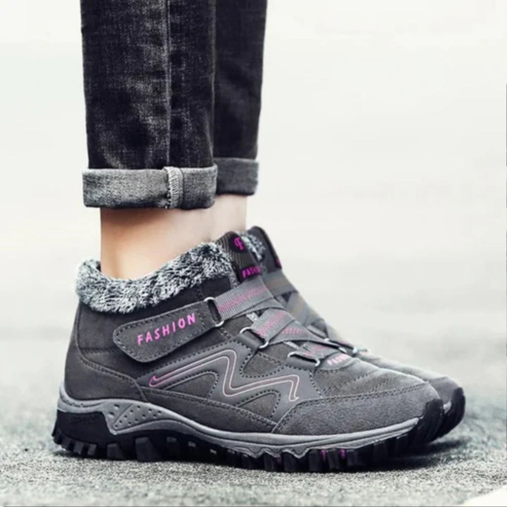 Wasserdichte, isolierte Winterstiefel für Damen mit rutschfesten Sohlen | Temsk