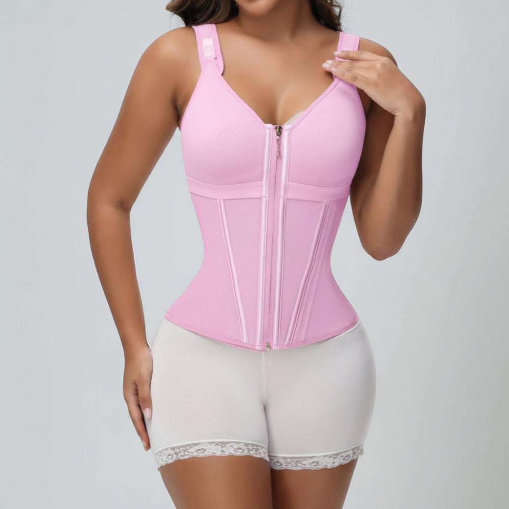 Shapewear-Weste mit integriertem BH, Damen-Korsett-Taillentrainer | Temsk