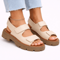 Adjustable Women's Chunky Platform Sandals for All Day Comfort | Temsk