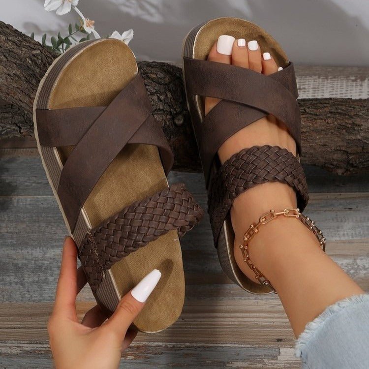 Comfortable Women's Platform Sandals in Durable Materials, Size Options | Temsk
