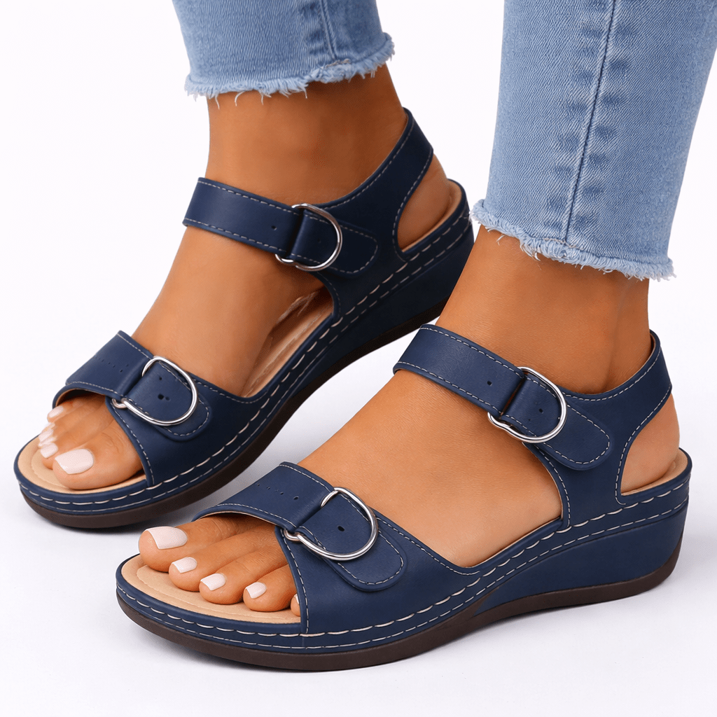 Women's Walking Sandals With Orthopedic Wedge Heel For Comfortable Fit | Temsk