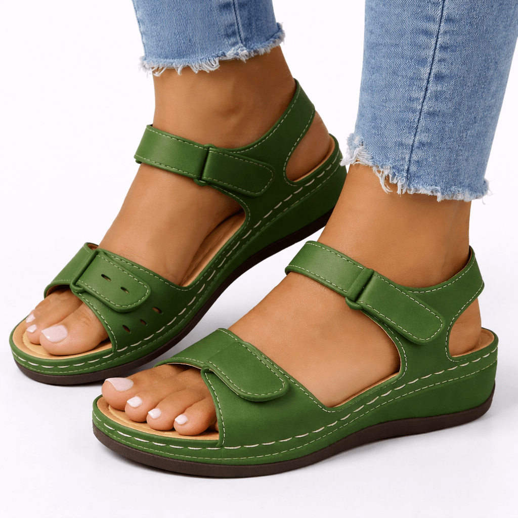Women's Walking Sandals With Orthopedic Wedge Heel For Comfortable Fit | Temsk