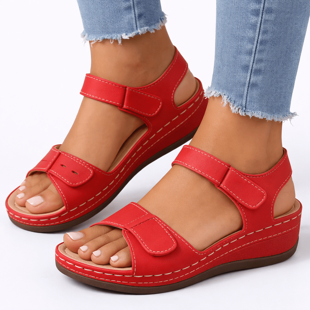 Women's Walking Sandals With Orthopedic Wedge Heel For Comfortable Fit | Temsk