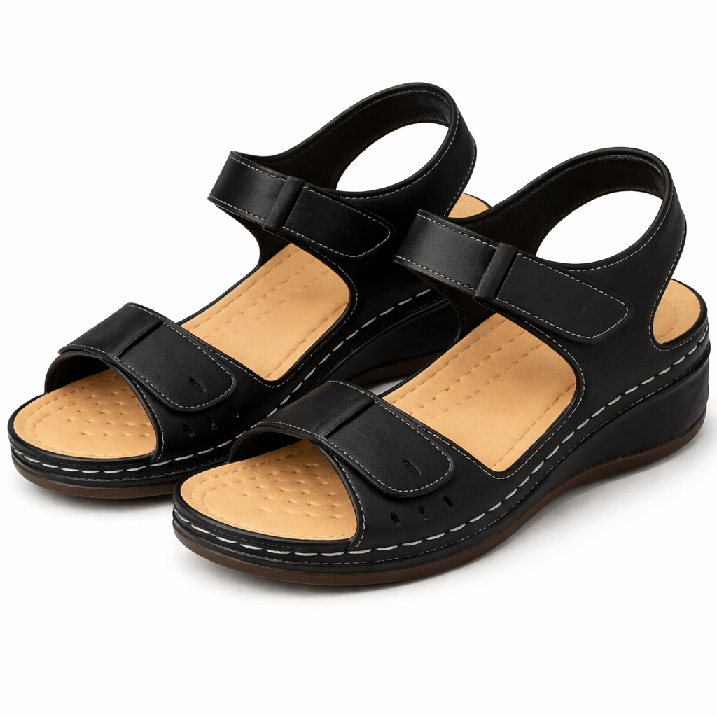 Women's Walking Sandals With Orthopedic Wedge Heel For Comfortable Fit | Temsk