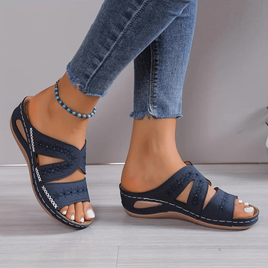 Women's Summer Orthopedic Comfort Sandals With Adjustable Sizing | Temsk