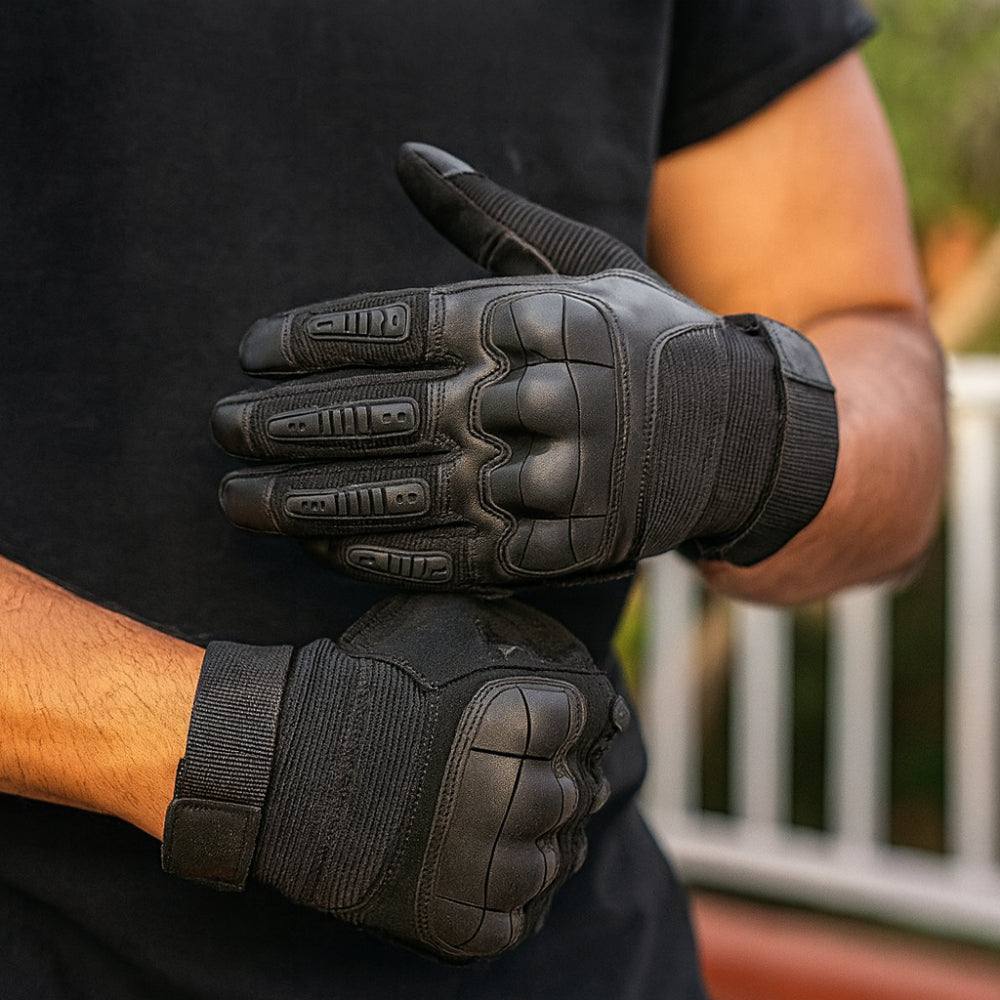 Outdoor-Arbeitshandschuhe mit taktischem Griff und verstärktem Knöchelschutz | Temsk