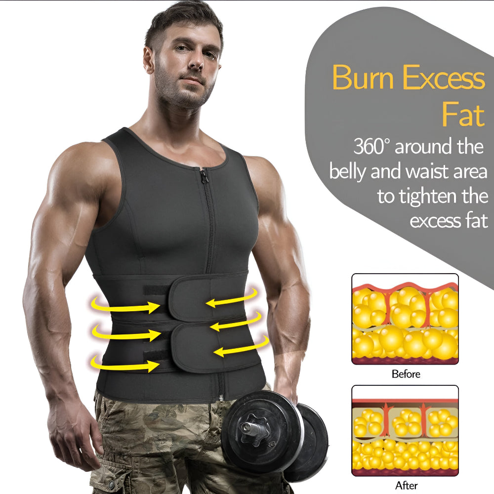 Neopren-Trainingsweste mit verstellbarer Passform für Fitness-Training | Temsk